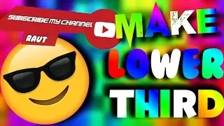 HOW TO MAKE LOWER THIRD (ANDROID)