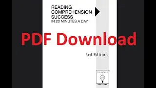 Download Reading Comprehension Success in 20 Minutes a Day 3rd Edition-  