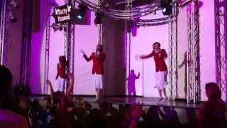 Butlins redcoats dance the chocolatte