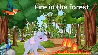 'Fire in the Forest: The Sparrow's Brave Act