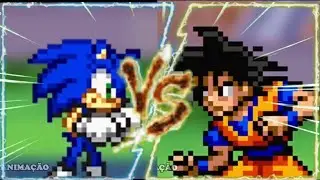 Goku vs Sonic batalla epica | parte 1 😎💥