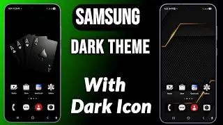 Samsung Dark Theme + Dark Icons Look - One UI 8.5 Style for All Galaxy Phones!