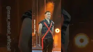 Christoph Schneider crying at a Rammstein concert in M&uuml;nchen 07.06.2023