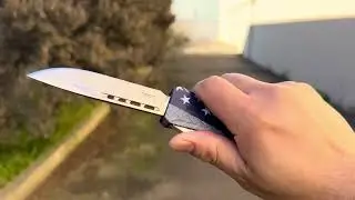 New President Trump USA Flag America OTF Pocket Knife #shorts #youtubeshorts