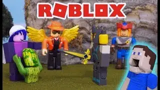 The Roblox Series 2 Stop Motion Toy Adventure! Classics Blind Box Playset Unboxing Battle!