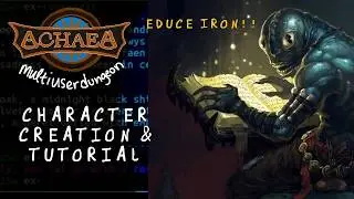 Achaea - Character creation & tutorial - Playin' in the MUD (Multi User Dungeon)