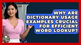 Why Are Dictionary Usage Examples Crucial For Efficient Word Lookup? - Lexicon Lounge