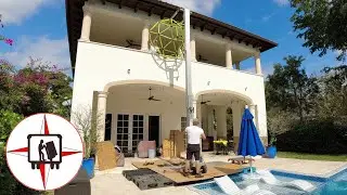 MOVERS SPECIALTY SERVICES TO HOIST FURNITURE OVER A BALCONY IN BOCA RATON