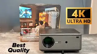 Best 4K Projector for Home Theater in India | XElectron iProjector 1 Plus Review in Hindi