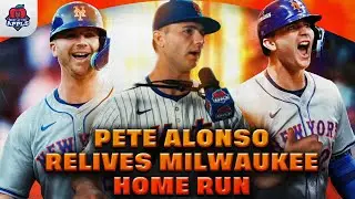 Pete Alonso Relives Milwaukee Home Run, Reacts To 