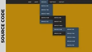 How to Create a Dropdown Menu in HTML and CSS | CSS Drop down Menu