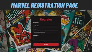 12.MyMarvel Register & Login page