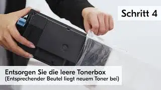 Tonerwechsel Kyocera ECOSYS P3145 / P3150 / P3155 / P3260 / M3145 / M3645 / M3655 / M3660 / M3860