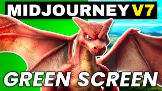 How To Create GREEN SCREEN Assets with Midjourney