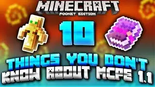 MCPE 1.1 SECRETS! Things You don&acute;t KNOW about MCPE! Secret Features (Minecraft Pocket Edition 1.1.4)