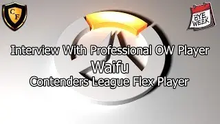 [OW] Interview With Waifu - Professional Overwatch Contenders Player
