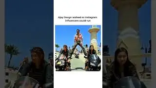 😆Ajay Devgan 2 Bikes Walked Journey  #shorts
