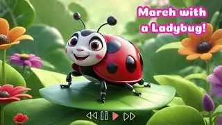 March with a Ladybug! | Fun Bug Song for Kids | BopBop Song