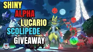 Pok&eacute;mon ZA: Shiny Alpha Lucario & Alpha Scolipede Giveaway!