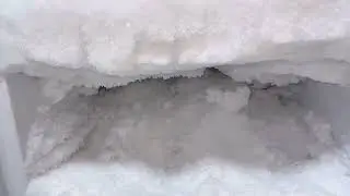Crunchy Freezer Frost Chunks Eating ASMR | Crispy Hard Ice Frost Eating ASMR | #frezzerfrost #ice