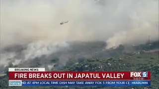 Fire Breaks Out In Japatul Valley