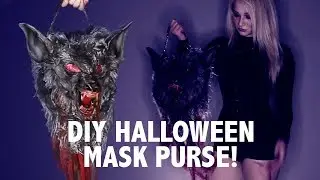 DIY: Halloween Costume Wolf Mask Purse Easy & Fun!