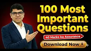 Download 100 Most Important Questions for CA Inter Audit | Jan  / May 2026 Exams