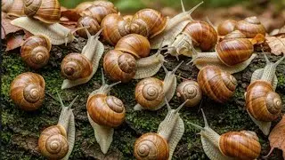A Walk with the Snail! The Slowpoke That's So Cute (Colony) 