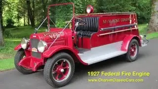 1927 Federal Fire Engine For Sale. Charvet Classic Cars.
