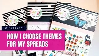 HOW I CHOOSE THEMES FROM STICKER BOOKS | Happy Planner Sticker Books