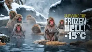 Jigokudani Snow Monkeys | How They Survive the Frozen Hell at -15&deg;C #youtube