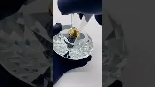 Oud oil Attar crystal diamond bottle and cap with glass stick . #attar #oud #oudoil