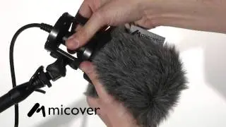 Micover&trade; Puffin Microphone Windscreen for Shotgun Microphones