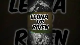 How Leona Beat Riven 1v1😲 #leagueoflegends