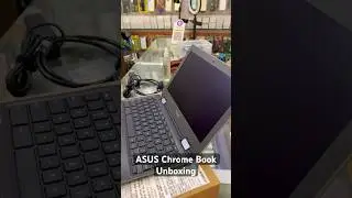 Asus Chrome Book Flip Intel Celeron Dual Mini Laptop 💻 🤩Flipkart Unboxing #chromebook #shorts