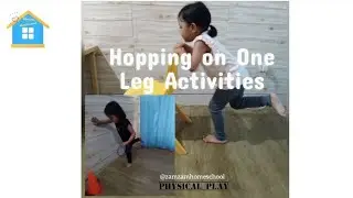 2 Hopping on One Leg Activities for Kids & Toddlers | Gross Motor Skills | Physical Play | EYFS