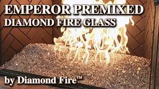 Emperor Premixed Diamond Fireplace Glass