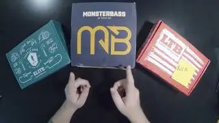 Bass Box Showdown!! - Monsterbass versus Mystery Tacklebox versus Lucky Tacklebox