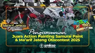 Pengumuman Juara Action Painting Samurai Paint & Ma’arif Jateng Otocontest 2025 di SMK Syafi'i Akrom