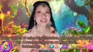 Daily Guided 10 mins Manifestation Affirmation & Visual for Abundance Heaven on New Earth Golden Age