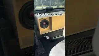 DD Audio 608F single 8 inch subwoofer testing! #subwoofer #subxsounds