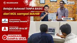 Kursus AutoCAD 2D dan 3D BERSERTIFIKAT di Tangerang