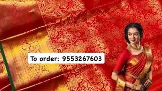 #9553267603 #kanjivaram #pattusarees #bridalsaree #saree #marriagesaree #trending #manufacturing