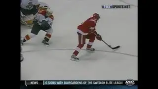 Pavel Datsyuk Wicked Backhand Goal on Luongo 12/15/03