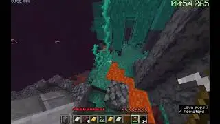 Minecraft 1.16.5 Set Seed Glitchless End Enter Segment Speedrun in 1:16.132