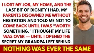 My Parents Disowned Me When I Lost Everything — Then My Grandpa’s Secret Changed My Entire Life