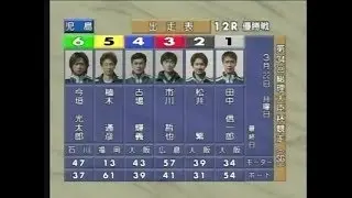 【競艇／ボートレース】1999 03 22 児島SG第34回総理大臣杯競走 優勝戦 ①田中信一郎２松井繁③市川哲也④古場輝義⑤植木通彦⑥今垣光太郎
