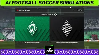 WERDER vs M&Ouml;NCHENGLADBACH ⚽ Bundesliga 2025/26 Matchday 20 🟩 EA FC 26 Simulation