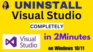 How to Completely Uninstall Visual Studio 2019 Step by Step from Windows 11 [2024]