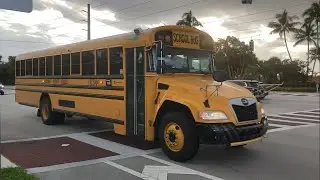 Broward District School Bus Bypass, Lyons Rd & NW 6th Manor, 2022 Blue Bird Vision Electric